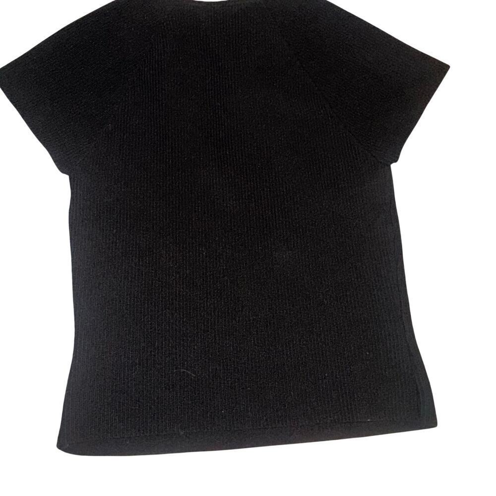 Aritzia babaton sculpted knit sweat heart top sz l - Picture 2 of 4